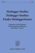Heidegger Studies - Heidegger Studien - Etudes Hei
