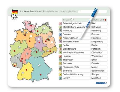 Ich kenne Deutschland - Bundesländer und Landeshauptstädte