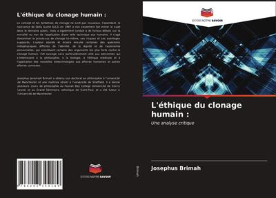 L’éthique du clonage humain :