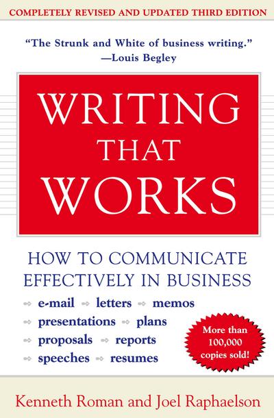 Writing That Works, 3rd Edition