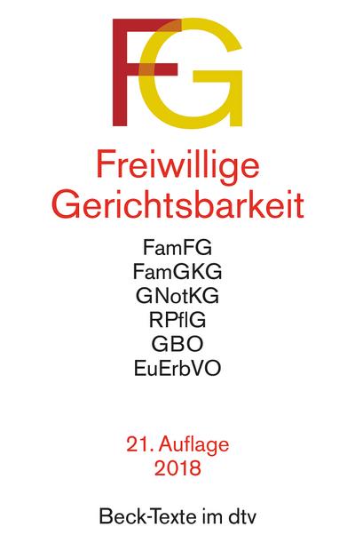 Freiwillige Gerichtsbarkeit (dtv Beck Texte)