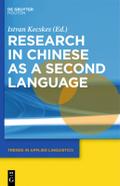 Research in Chinese as a Second Language