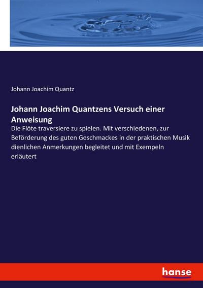Johann Joachim Quantzens Versuch einer Anweisung
