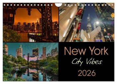 New York City Vibes (Wandkalender 2026 DIN A4 quer), CALVENDO Monatskalender