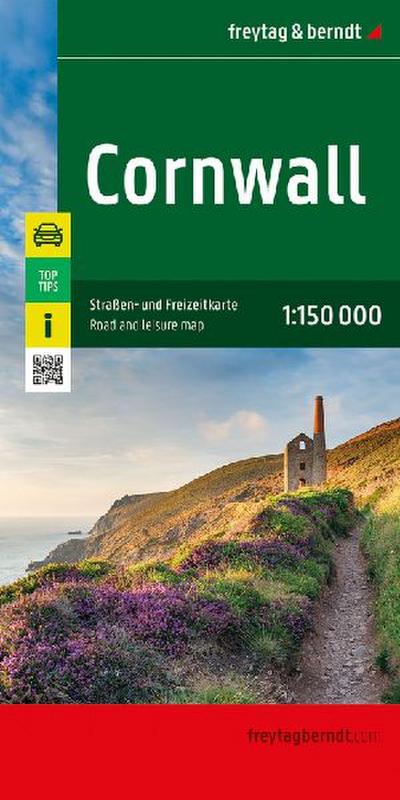 freytag & berndt Straßenkarte Cornwall 1:150.000