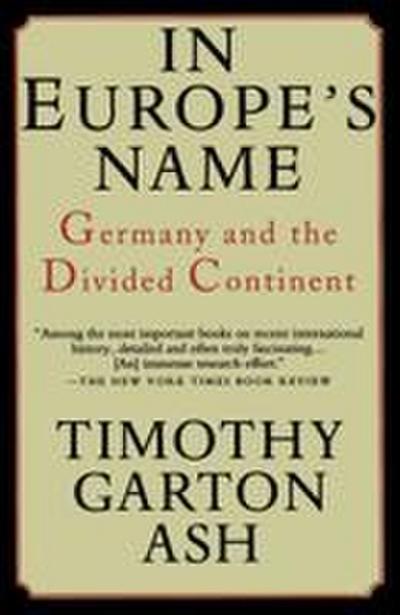 In Europe’s Name