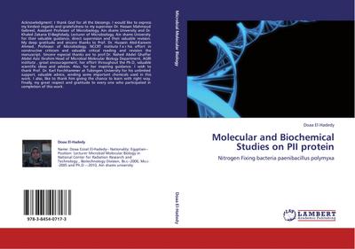 Molecular and Biochemical Studies on PII protein - Doaa El-Hadedy