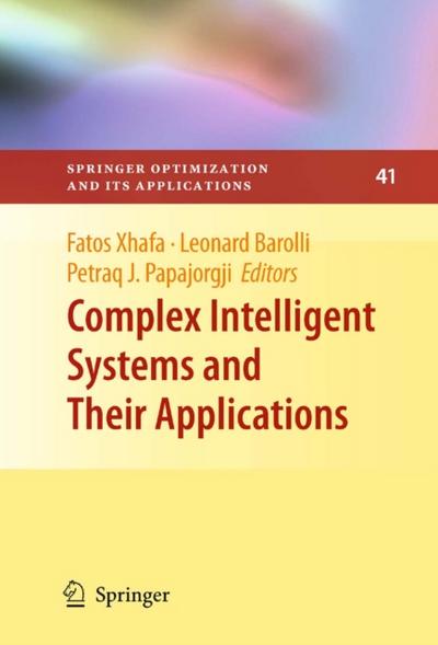 Complex Intelligent Systems and Their Applications