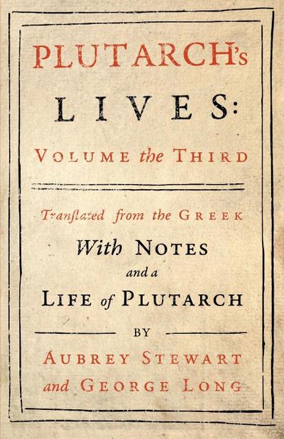 Plutarch’s Lives - Vol. III