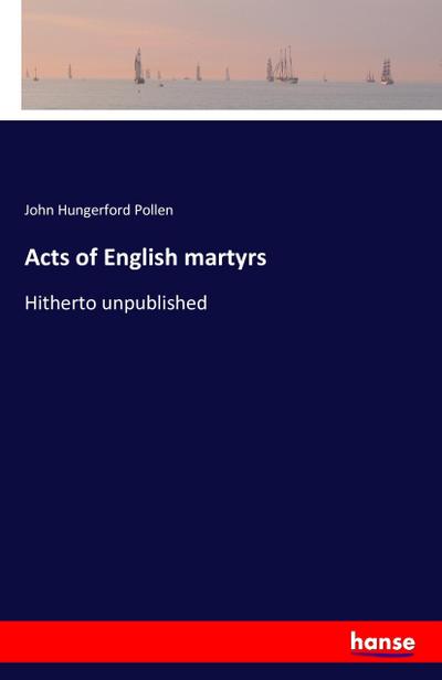 Acts of English martyrs
