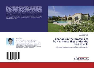 Changes in the proteins of fruit & house flies under the lead effects