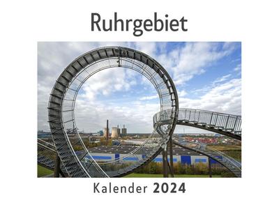 Ruhrgebiet (Wandkalender 2024, Kalender DIN A4 quer, Monatskalender im Querformat mit Kalendarium, Das perfekte Geschenk)