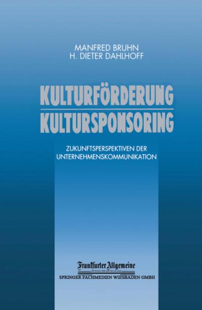 Kulturförderung Kultursponsoring