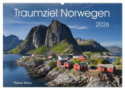 Traumziel Norwegen 2026 (Wandkalender 2026 DIN A2 quer), CALVENDO Monatskalender