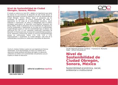 Nivel de Sostenibilidad de Ciudad Obregón, Sonora, México
