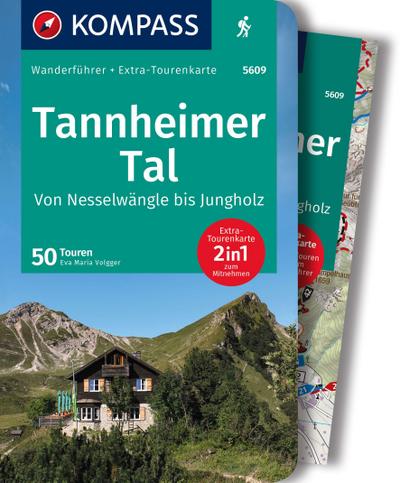 KOMPASS Wanderführer Tannheimer Tal von Nesselwängle bis Jungholz, 50 Touren mit Extra-Tourenkarte