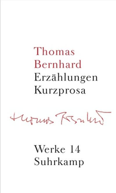 Werke Thomas Bernhard