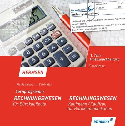 Lernprogramm zu Hermsen, Rechnungswesen für Bürokaufleute, Kaufmann / Kauffrau für Bürokommunikation. Tl.1, CD-ROM