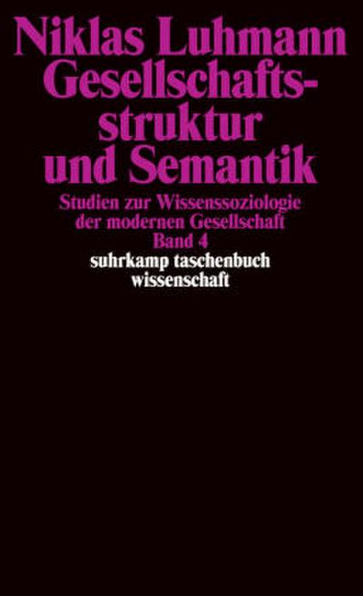 Gesellschaftsstruktur und Semantik
