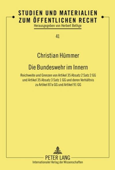 Die Bundeswehr im Innern