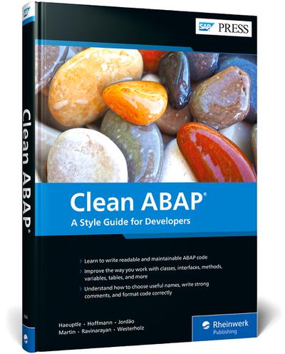 Clean ABAP: A Style Guide for Developers (SAP PRESS: englisch)