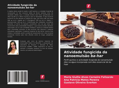 Atividade fungicida da nanoemulsão ba-har