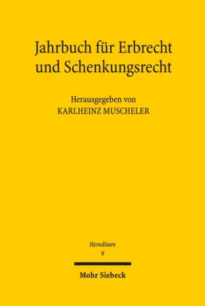 Jahrbuch für Erbrecht und Schenkungsrecht