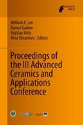 Proceedings of the III Advanced Ceramics and Appli