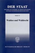 Wahlen und Wahlrecht.