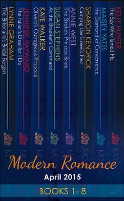 Modern Romance April 2015 Books 1-8