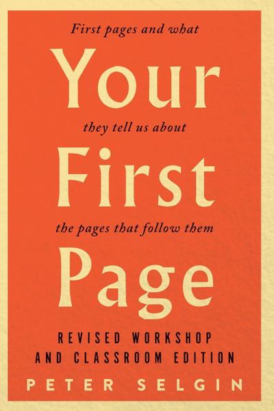 Your First Page: First Pages and What They Tell Us about the Pages that Follow Them