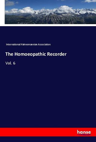 The Homoeopathic Recorder