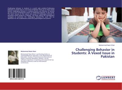 Challenging Behavior in Students: A Vexed Issue in Pakistan
