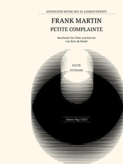 Petite complainte: Bearbeitet für Flöte und Klavier von Rien de Reede