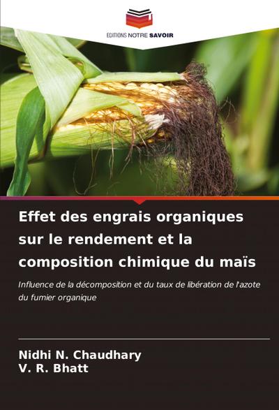 Effet des engrais organiques sur le rendement et la composition chimique du maïs