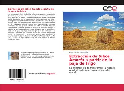 Extracción de Silice Amorfa a partir de la paja de trigo