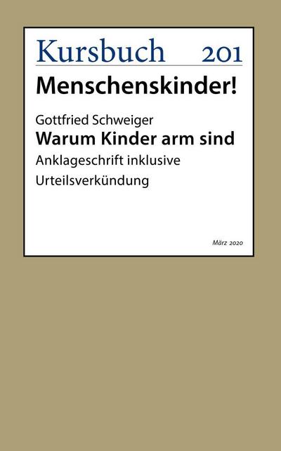 Warum Kinder arm sind