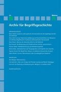 Archiv für Begriffsgeschichte / Archiv für Begriff