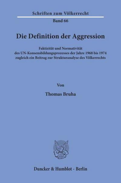 Die Definition der Aggression.
