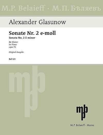 Sonate e-Moll Nr.2 op.75für Klavier