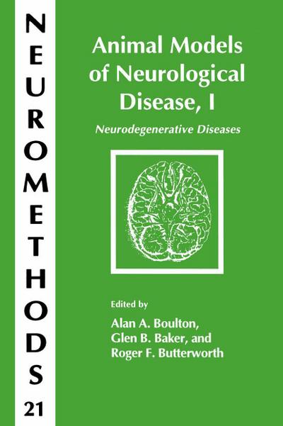 Animal Models of Neurological Disease, I