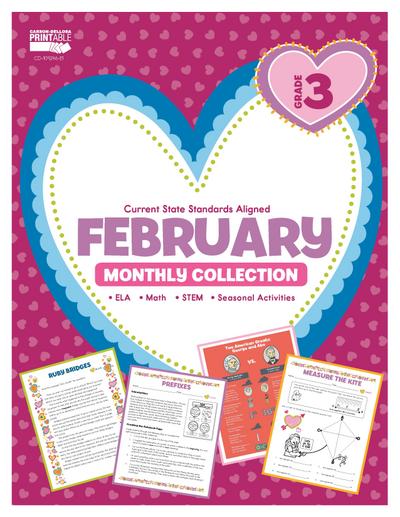 February Monthly Collection, Grade 3