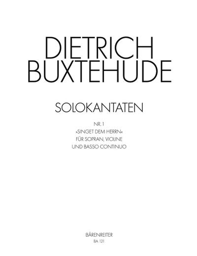 Singet dem Herrn für Sopran,Violine und Bc