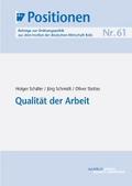 Qualität der Arbeit