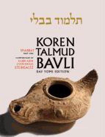 Koren Talmud Bavli, English, Vol.2: Shabbat Part 1: Daf Yomi (B & W): With Commentary by Rabbi Adin Steinsaltz