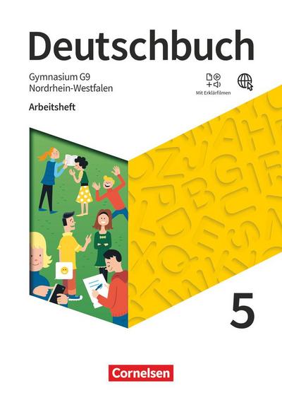 Deutschbuch Gymnasium 5. Schuljahr - Nordrhein-Westfalen - Neue Ausgabe - Arbeitsheft mit Lösungen