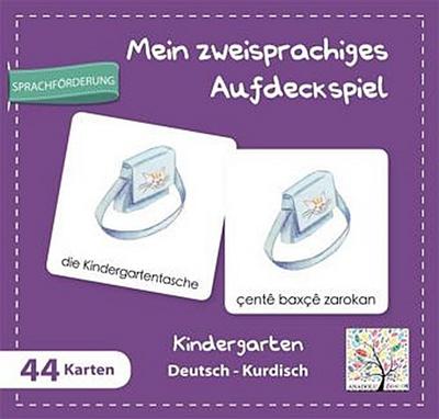 Mein zweisprachiges Aufdeckspiel, Kindergarten Deutsch-Kurdisch (Kinderspiel)