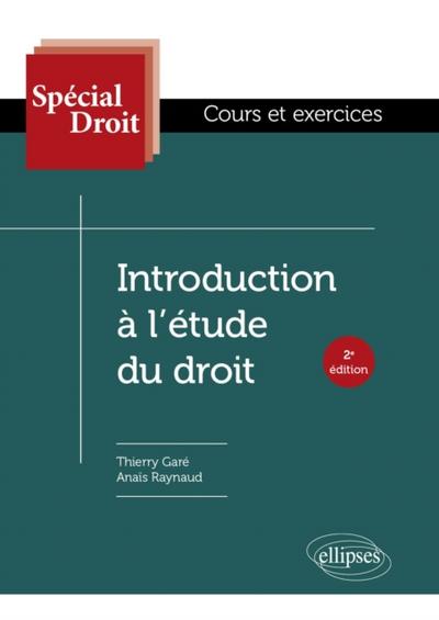 Introduction à l’’étude du droit