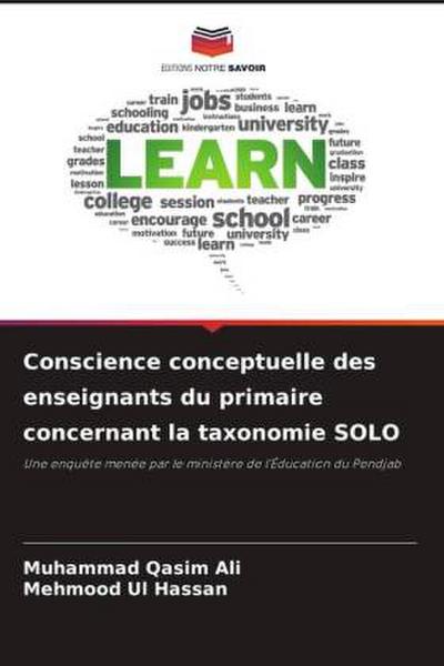 Conscience conceptuelle des enseignants du primaire concernant la taxonomie SOLO