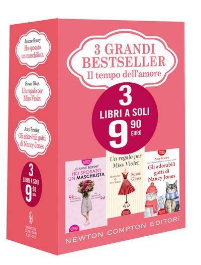 3 grandi bestseller. Il tempo dell’amore: Ho sposato un maschilista-Un regalo per Miss Violet-Gli adorabili gatti di Nancy Jones